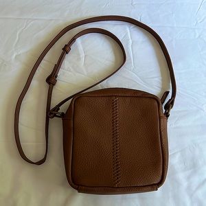The Sak Maisie Square Crossbody. Leather.